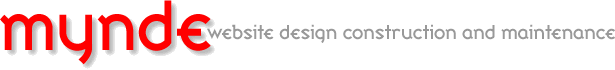 mynde website design construction and maintenance